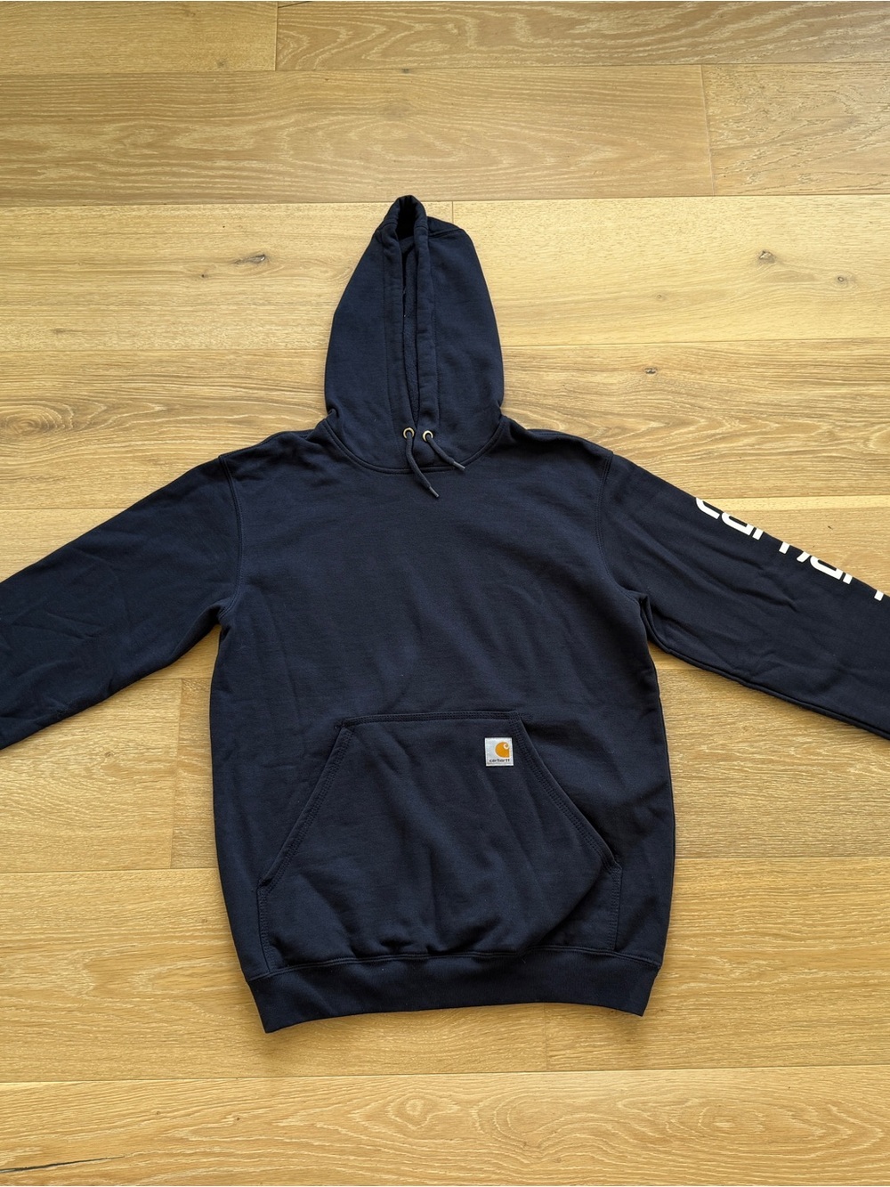 Carhartt Navy Pullover Hooded Sweatshirt